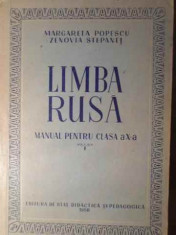 Limba Rusa Manual Pentru Clasa A X-a - Margareta Popescu, Zenovia Stepanet ,386319 foto