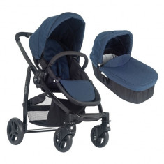 Carucior 2 in 1 cu landou Evo Navy Graco foto