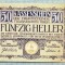 A2158 BANCNOTA NOTGELD- AUSTRIA 10 HELLER -1920-SERIA FARA-starea care se vede