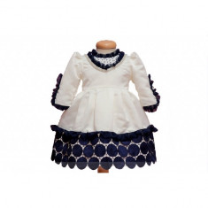 Rochita botez Baby Navy Blue 0-1 luni Atelier Bebe foto