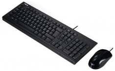 Kit tastatura + mouse Asus U2000 USB cu fir negru foto