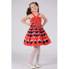 Rochie Rosie cu buline si bretele 1316 11 ani Art Limited foto