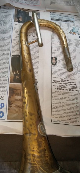 TROMPETA ALAMA DECOR BUCATA DIN CORN