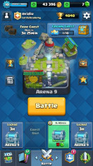 Vand Cont Clash Royale , Level 10 , arena 9 800 lei Negociabil foto