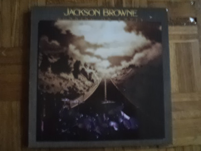 JACKSON BROWNE running on empty 1977 disc vinyl lp muzica rock pop asylum VG+ foto