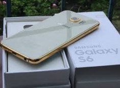 Samsung Galaxy S6 Gold 64 Gb impecabil foto