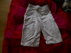 Pantalon de blugi crem bumbac 100% copii 2-3 ani foto