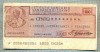 A2204 ASIGNAT BILET BANCA INSTITUTO BANCARIO - 100 LIRE-starea cese vede