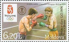 MOLDOVA 2008, Sport - J.O. Beijing, supratipar, serie neuzata, MNH foto