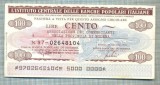 A2255 ASIGNAT BILET BANCA L&#039;ISTITUTO CENTRALE -ITALIA- 100 LIRE-starea cese vede