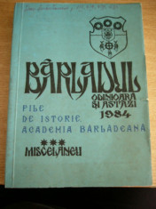 MCCA - BARLADUL ODINIOARA SI ASTAZI - FILE DE ISTORIE - ROMULUS BOTEANU - BARLAD foto