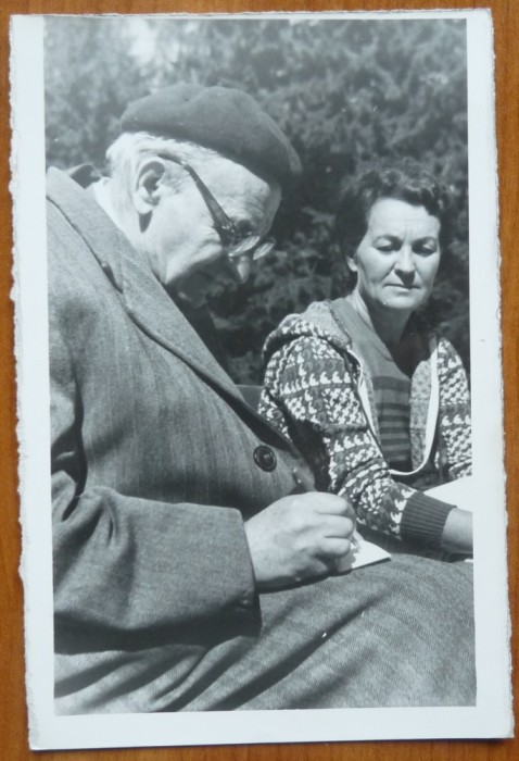Fotografie originala Constantin Noica din perioada comunista, 2