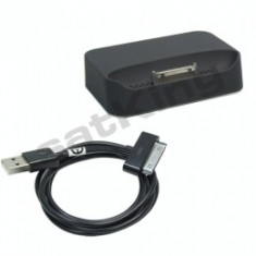 Dockingstation mit Audio fur iPhone 3G 3Gs Schwarz + Kabel foto