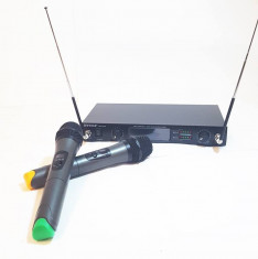 Set microfoane profesionale wireless UHF WG4000 foto