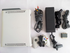 Consola Xbox 360 + maneta alimentator hard disk cablu tv adaptor XBOX360 foto