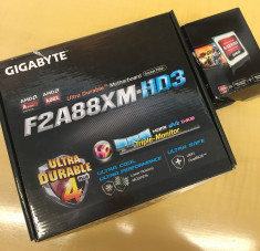 Placa de baza GIGABYTE (GA-F2A88XM-HD3) + CPU + RAM foto