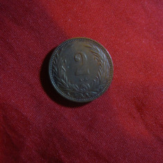 Moneda 2 Filler 1915 Ungaria ,bronz , cal.f.buna