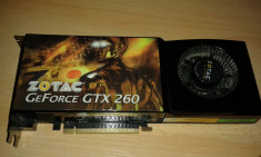 ZOTAC GTX 260 896 mb ddr3 448 bits foto