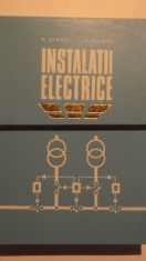 O. Centea, C. Bianchi - Instalatii electrice (1973) foto