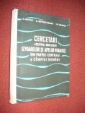 Cercetari Asupra Biologiei Izvoarelor Si Apelor Freatice - C. Motas,