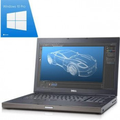 Laptop Refurbished Dell M4700 i7 3520M K2000M Win 10 Pro foto