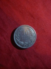Moneda 10 Filler 1908 Austro- Ungaria ,Ni , cal.aproape NC foto