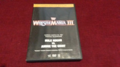 FILM DVD WRESTLEMANIA III HULK HOGAN VS ANDRE THE GIANT 1987 2 DVD foto