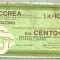A2212 ASIGNAT BILET BANCA ICCREA ROMA- 100 LIRE-starea cese vede