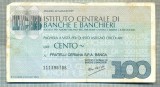 A2257 ASIGNAT BILET BANCA ICBB -ITALIA- 100 LIRE-starea cese vede