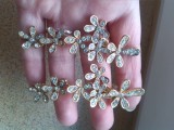 Cumpara ieftin cercei fashion cristale tip swarovski model fulg de nea snowflake
