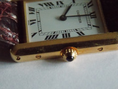 Ceas de aur 18k Cartier de dama -quartz foto