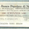 A2238 ASIGNAT BILET BANCA POPOLARE DI NOVARA -ITALIA- 100 LIRE-starea cese vede