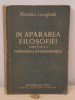 In apararea soarelui impotriva pozitivismului si pragmatismului - M.Cornforth