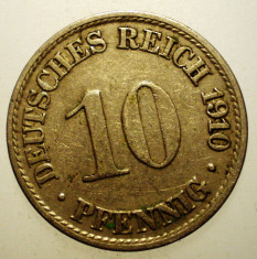 B.459 GERMANIA 10 PFENNIG 1910 A foto
