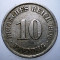 B.583 GERMANIA 10 PFENNIG 1900 A