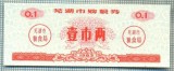 A2292 BANCNOTA CHINA(BON DE OREZ) - 0,1 ?- 1983 -STAREA CARE SE VEDE