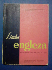 Manual de limba engleza cl. X anul V 1966 / R1F foto