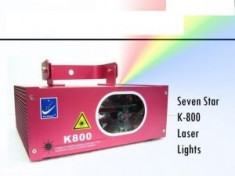 Laser profesional SevenStar K800 DMX512 foto