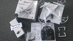 Quadcopter X5C1 drona NOU + camera video foto live wireless telefon foto