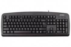 Tastatura A4Tech PS/2, Smart Keyboard, A-Shape, Black foto
