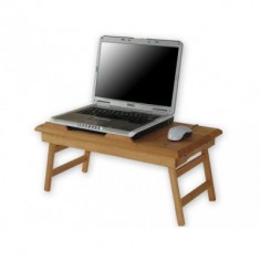 Masuta laptop din lemn Wood Duo foto