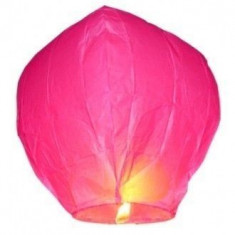 Lampioane zburatoare sky lanterns diferite culori - Fuchsia foto