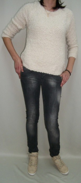 Blugi de dama, moderni, gri skinny, la oferta creata doar pentru tine foto mare Blugi de dama, moderni, gri skinny, la oferta creata doar pentru tine foto mare