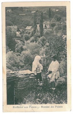 1471 - ETHNIC from Poiana Sibiului - old postcard - used - 1931 foto