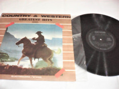 DISC VINIL COUNTRY&amp;amp;WESTERN GREATEST HITS III STARE EXCELENTA FARA ZGIRIETURI foto