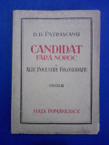 Candidat fara noroc - D. D. Patrascanu / R3F, Alta editura