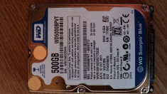 HDD laptop - Hard disc Western Digital WD5000BPVT 500GB SATA2 - stare perfecta foto