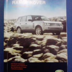 Range Rover, manual utilizare limba germana / R3F