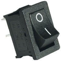 Comutator basculant, 250V, 1circuit, negru Sal Home ST 1/BK foto