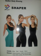 Body de Slabit cu Efect de Sauna Mingli Shaper foto